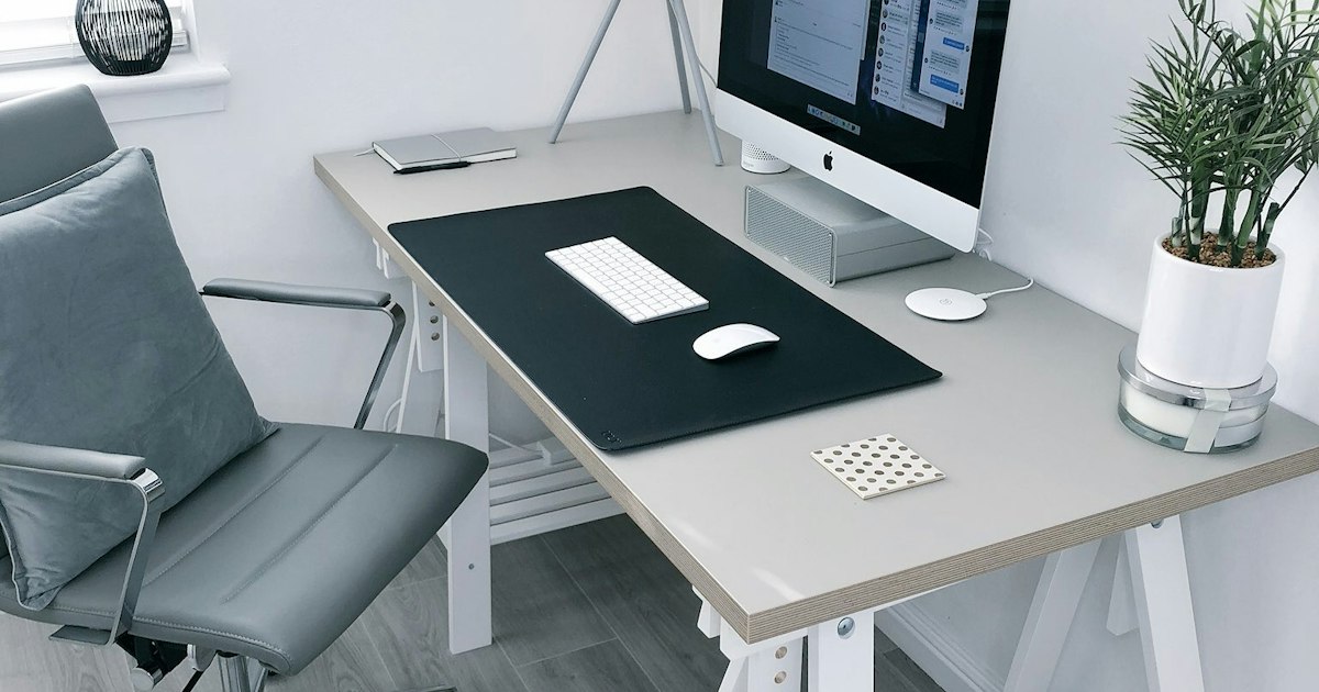 Tidy home office desk setup with monitor and ergonomic chair — Black Friday buying guide